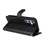 For Samsung Galaxy M54 5G / F54 5G Flip Protective Phone Cover PU Leather Calf Texture Stand Wallet Case