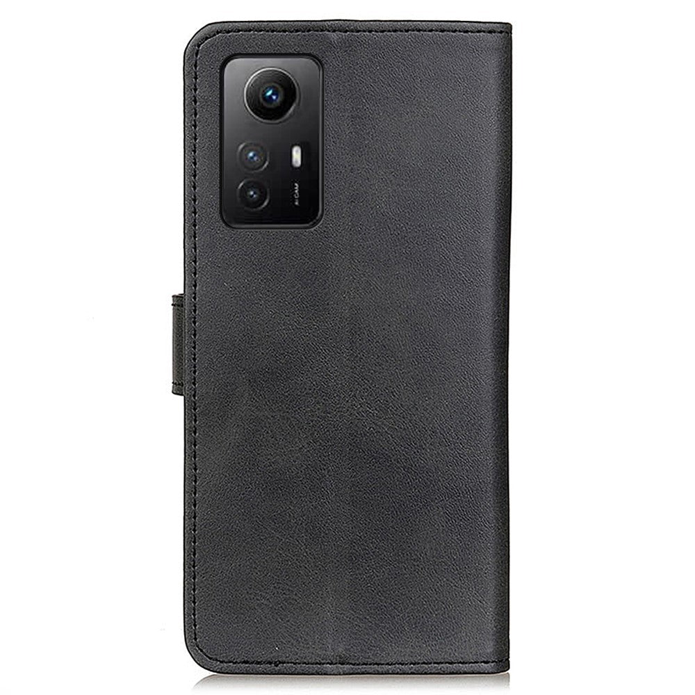 For Xiaomi Redmi Note 12S 4G PU Leather+TPU Cowhide Texture Phone Wallet Case Flip Stand Cover