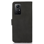 KHAZNEH Phone Case for Xiaomi Redmi Note 12S 4G Textured PU Leather Flip Wallet Stand Cover