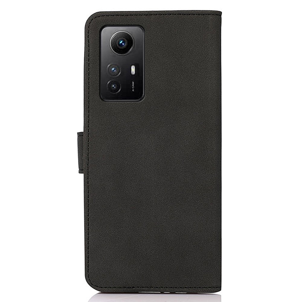 KHAZNEH Phone Case for Xiaomi Redmi Note 12S 4G Textured PU Leather Flip Wallet Stand Cover