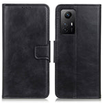 Protective Shell for Xiaomi Redmi Note 12S 4G Crazy Horse Texture Leather Wallet Case with Stand