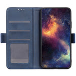 Anti-drop Cover for Xiaomi Redmi Note 12S 4G Phone Case Cowhide Texture PU Leather Wallet Stand Shell