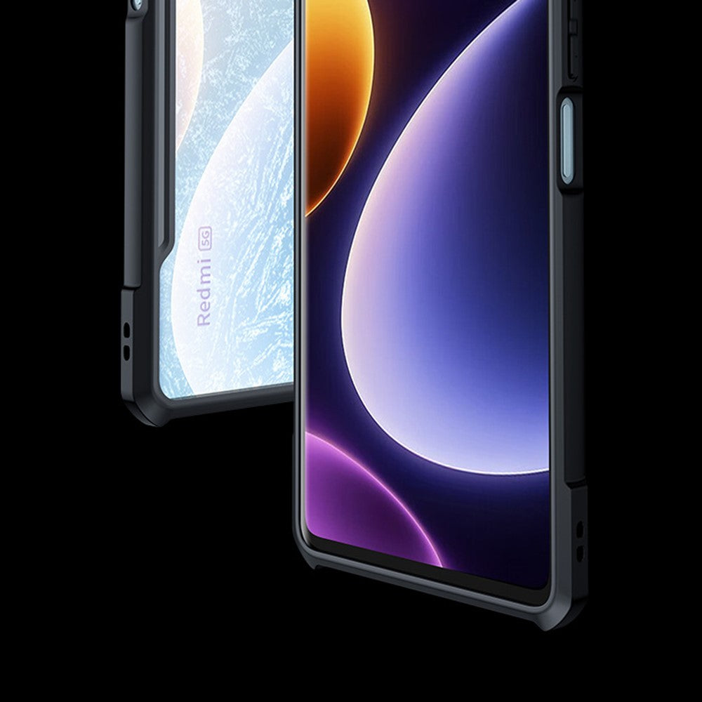 XUNDD For Xiaomi Redmi Note 12 Turbo / Poco F5 5G Phone Case Acrylic+TPU Clear Non-Slip Cover