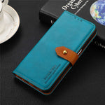 KHAZNEH For Xiaomi Redmi Note 12S 4G Anti-Fingerprint PU Leather Phone Cover Cowhide Texture Stand Case Wallet