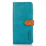 KHAZNEH For Xiaomi Redmi Note 12S 4G Anti-Fingerprint PU Leather Phone Cover Cowhide Texture Stand Case Wallet