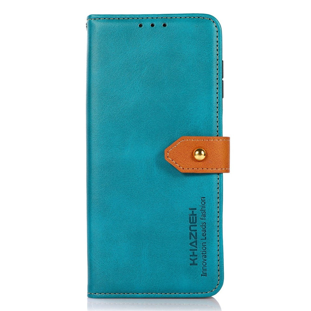 KHAZNEH For Xiaomi Redmi Note 12S 4G Anti-Fingerprint PU Leather Phone Cover Cowhide Texture Stand Case Wallet