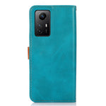 KHAZNEH For Xiaomi Redmi Note 12S 4G Anti-Fingerprint PU Leather Phone Cover Cowhide Texture Stand Case Wallet