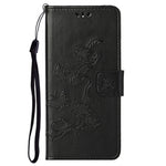 Läderfodral för Xiaomi Redmi Note 12S 4G med flip-on-skal, plånbok och fjärilsblomma