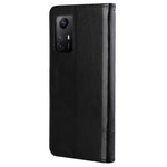 Läderfodral för Xiaomi Redmi Note 12S 4G med flip-on-skal, plånbok och fjärilsblomma