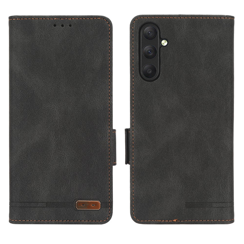 Til Samsung Galaxy M54 5G / F54 5G Pung Telefonetui Hardware Dekoration PU Læder Cover med Stativ