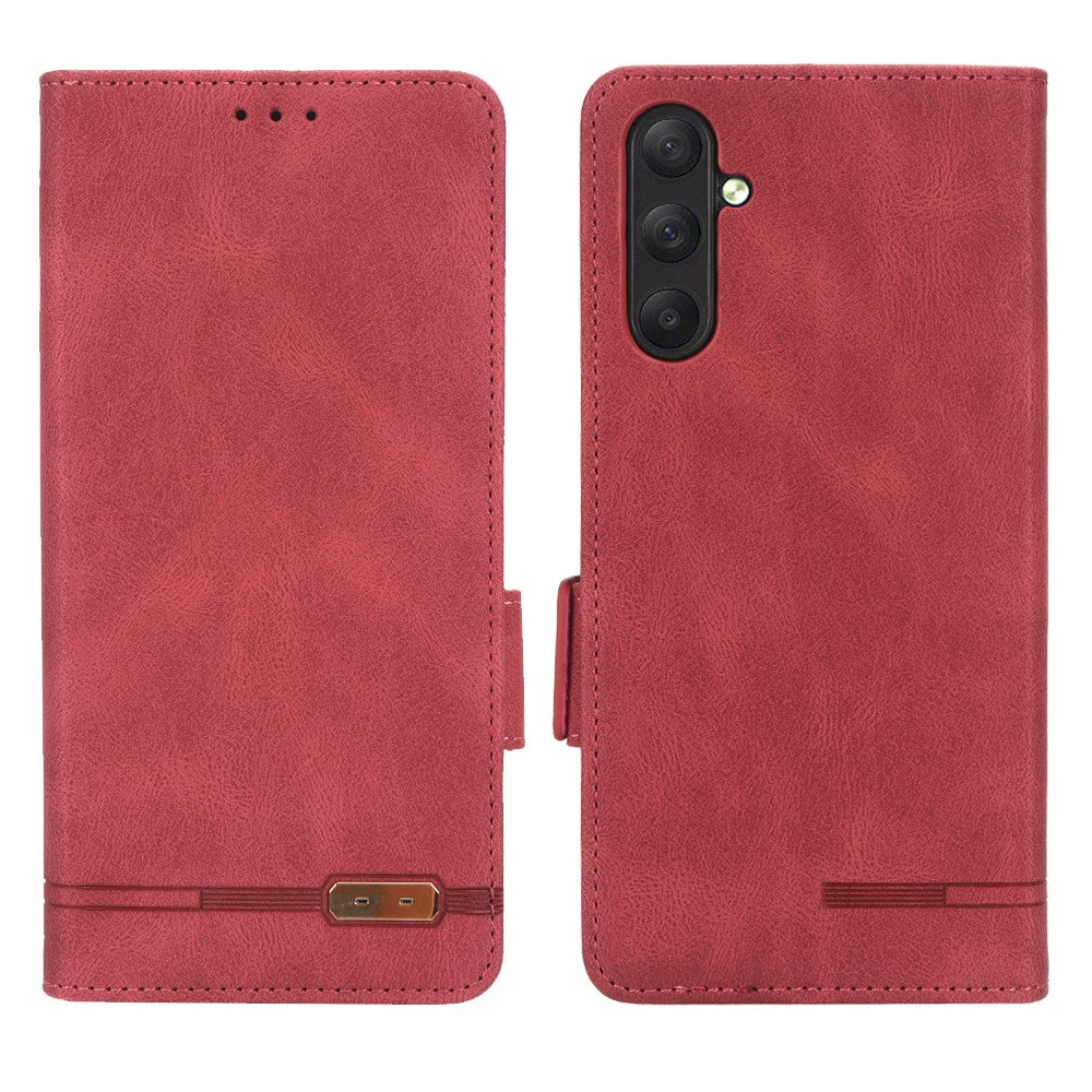 Til Samsung Galaxy M54 5G / F54 5G Pung Telefonetui Hardware Dekoration PU Læder Cover med Stativ
