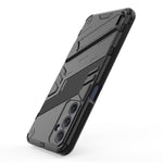 For Samsung Galaxy M54 5G / F54 5G Shockproof Back Cover Hard PC + Flexible TPU Phone Case with Kickstand