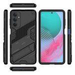 For Samsung Galaxy M54 5G / F54 5G Shockproof Back Cover Hard PC + Flexible TPU Phone Case with Kickstand