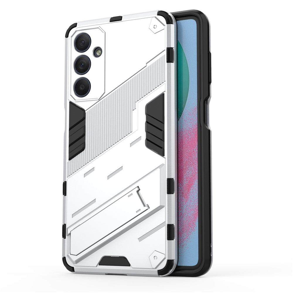For Samsung Galaxy M54 5G / F54 5G Shockproof Back Cover Hard PC + Flexible TPU Phone Case with Kickstand