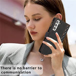 Läderfodral till Samsung Galaxy S22+ 5G med 9 kortfack, dragkedja, rombiskt tryck, stativ, plånboksfodral