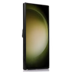 Samsung Galaxy S23 Ultra Korthållare mobilskal Stativ PU-läder+TPU-skal med axelrem