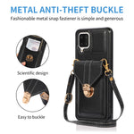 Back Protector for Samsung Galaxy A42 5G Phone Cover with Kickstand Card Holder PU Leather+TPU Case