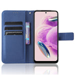 PU Leather Wallet Case for Xiaomi Redmi Note 12S 4G ,  Diamond Texture Phone Stand Cover