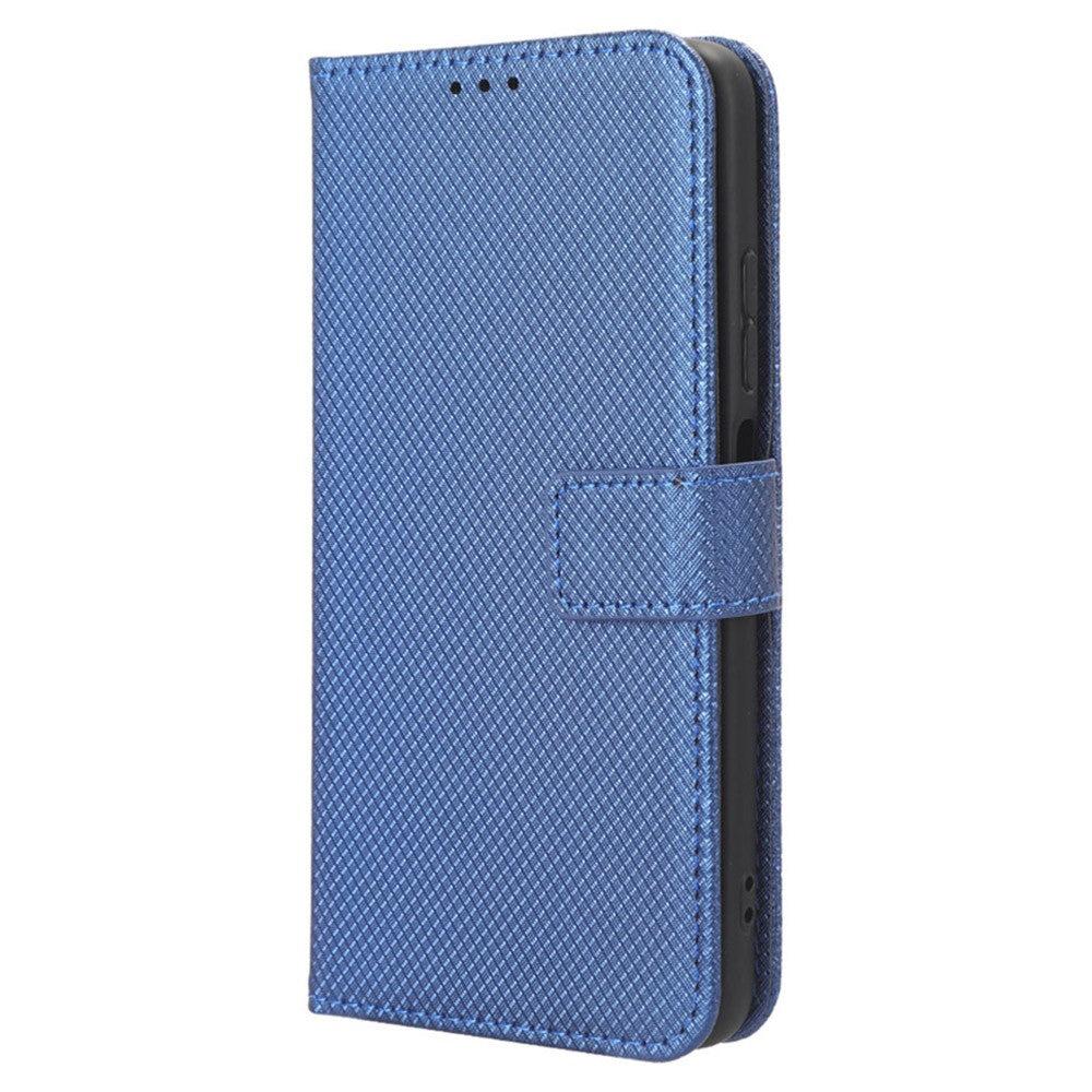 PU Leather Wallet Case for Xiaomi Redmi Note 12S 4G ,  Diamond Texture Phone Stand Cover