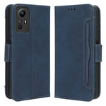 For Xiaomi Redmi Note 12S 4G PU Leather Case with Multiple Card Slots, Cell Phone Stand Wallet Cover