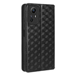 Xiaomi Redmi Note 12S 4G stativplånboksfodral PU-läder rombpräglat fodral