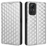 Xiaomi Redmi Note 12S 4G stativplånboksfodral PU-läder rombpräglat fodral