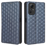 Xiaomi Redmi Note 12S 4G stativplånboksfodral PU-läder rombpräglat fodral