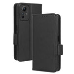 Litchi Texture Leather Case for Xiaomi Redmi Note 12S 4G , Foldable Stand Phone Wallet Cover