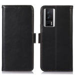 For Xiaomi Poco F5 Pro 5G / Redmi K60 5G / K60 Pro 5G Genuine Cowhide Leather Phone Case RFID Blocking Wallet Stand Cover