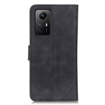 KHAZNEH For Xiaomi Redmi Note 12S 4G Retro Texture Phone Case PU Leather Phone Stand Wallet Protective Cover
