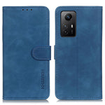 KHAZNEH For Xiaomi Redmi Note 12S 4G Retro Texture Phone Case PU Leather Phone Stand Wallet Protective Cover
