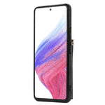 Samsung Galaxy A53 5G Mobilskal RFID-blockerande kortväska Stativ PU-läder+TPU-skydd