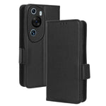 Litchi Texture Läderfodral till Huawei P60 Art Reptåligt Stativ mobilplånboksfodral