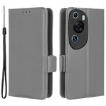 Litchi Texture Läderfodral till Huawei P60 Art Reptåligt Stativ mobilplånboksfodral