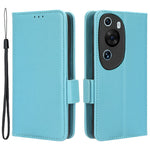Litchi Texture Läderfodral till Huawei P60 Art Reptåligt Stativ mobilplånboksfodral