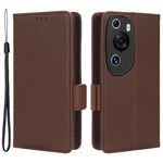 Litchi Texture Läderfodral till Huawei P60 Art Reptåligt Stativ mobilplånboksfodral