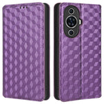 Phone Case for Huawei nova 11 / nova 12s 4G / nova 12 Lite 4G Stand Wallet Shockproof PU Leather Rhombus Imprinted Cover