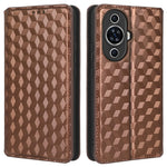 Phone Case for Huawei nova 11 / nova 12s 4G / nova 12 Lite 4G Stand Wallet Shockproof PU Leather Rhombus Imprinted Cover