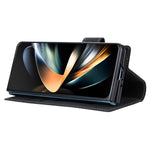 VILI PR Series For Samsung Galaxy Z Fold4 5G Stand Wallet Case Anti-Scratch PU Leather+PC Phone Cover