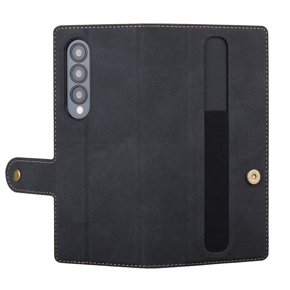 VILI PR Series For Samsung Galaxy Z Fold4 5G Stand Wallet Case Anti-Scratch PU Leather+PC Phone Cover