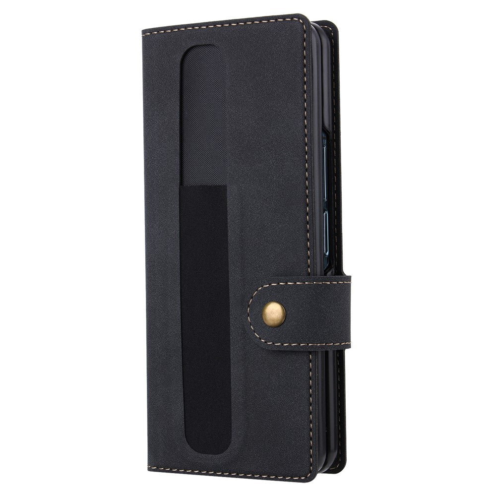 VILI PR Series For Samsung Galaxy Z Fold4 5G Stand Wallet Case Anti-Scratch PU Leather+PC Phone Cover