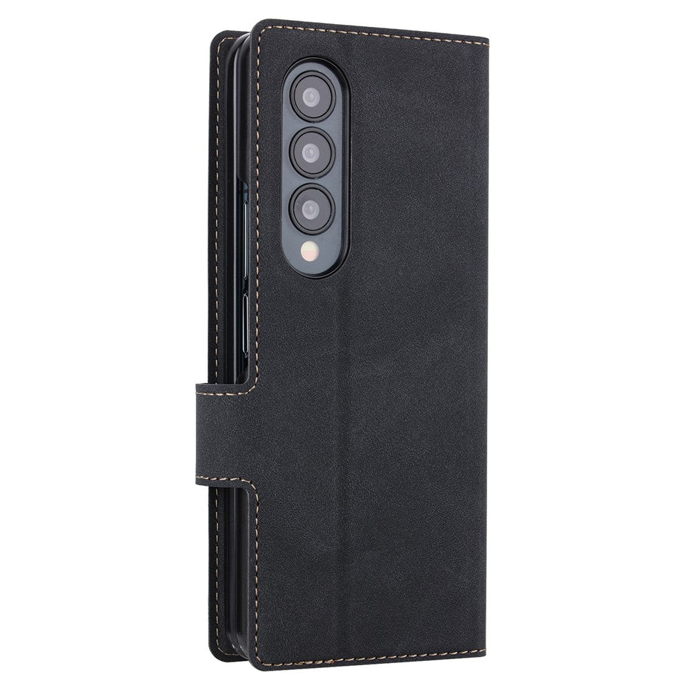 VILI PR Series For Samsung Galaxy Z Fold4 5G Stand Wallet Case Anti-Scratch PU Leather+PC Phone Cover