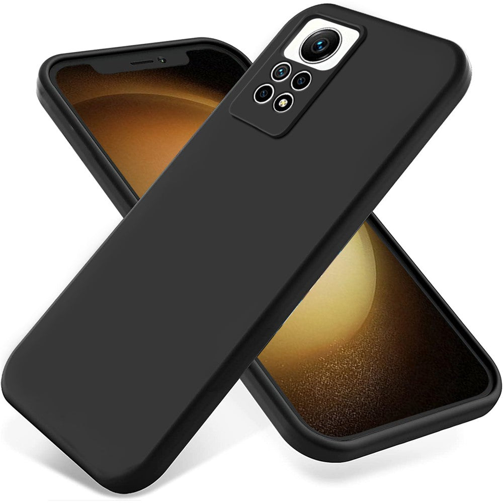 For Xiaomi Redmi Note 12 Pro 4G Liquid Silicone Drop-proof Cover Soft Lining Phone Case