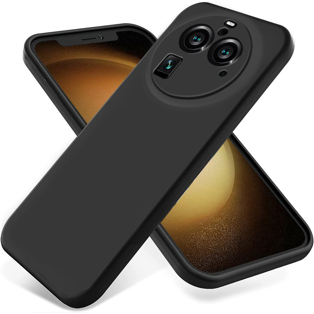 Oppo Find X6 Pro flytande silikonfodral mjukt foder stötsäkert mobilskal