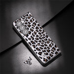 ABEEL For Samsung Galaxy Z Fold5 5G Leopard Pattern Case Anti-Scratch PU Leather + PC Phone Cover
