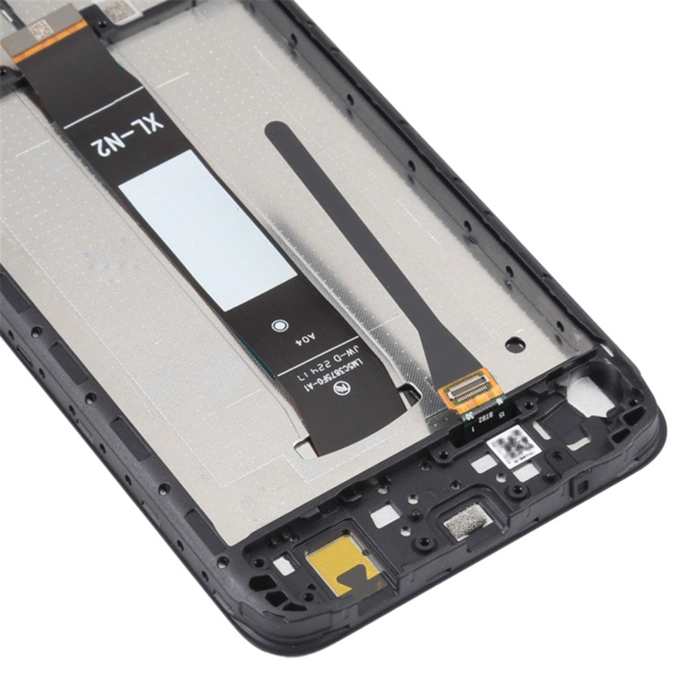 Til Xiaomi Redmi A1 4G / A1+ 4G / A2 4G / A2+ 4G Grade B LCD-skærm og digitizer-enhed + ramme (uden logo)