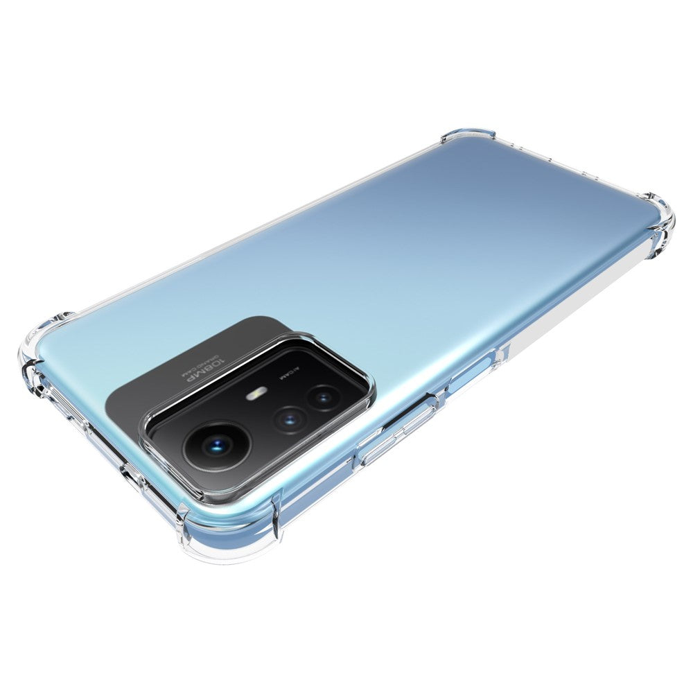 Xiaomi Redmi Note 12S 4G Transparent Halkfri Mobilmobilfodral mobil TPU Stötsäkert Skal