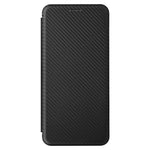 Carbon Fiber Texture Shell for Xiaomi Redmi K60E 5G Phone Case Stand Card Slot PU Leather Cover