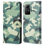 Xiaomi Redmi Note 12S 4G Mönstertryck Läder Mobilskal Plånboksfodral mobilskydd