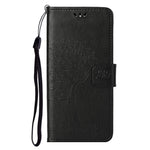 For Xiaomi Redmi Note 12S 4G Owl Tree Imprinted Wallet Phone Case PU Leather Stand Cover